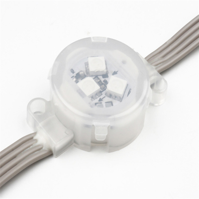 Prenda impermeable IP67 0.75W de la luz del punto LED de Smd5050 DC12V 30m m DMX512 RGBW