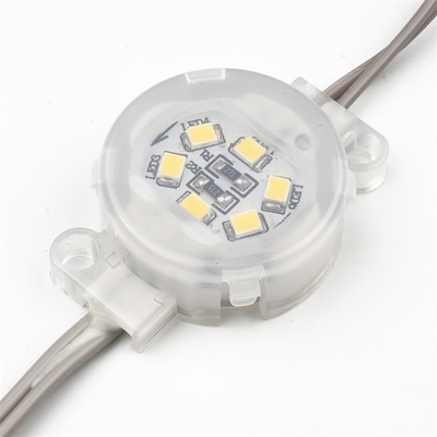 prenda impermeable al aire libre IP67 de la sola del color LED de 0.5W Smd2835 DC12V 30m m luz del punto