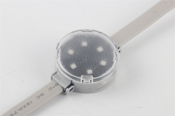 Fuente de punto ligera de la luz del pixel de la señal del punto 1.8W DC15V 40m m Smd3535 DMX512 3RGB+3W de IP67 LED