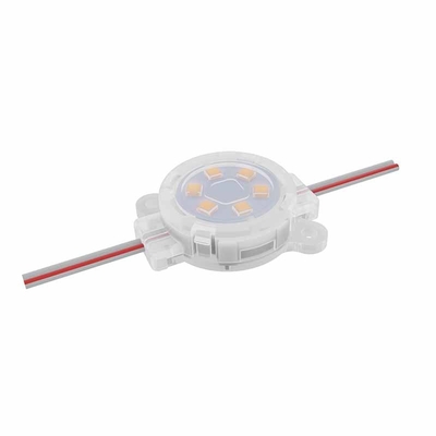 el pixel llevado Shell de la PC de 30m m enciende 6 PC SMD2835 en la prenda impermeable IP67 de la iluminación de la diversión