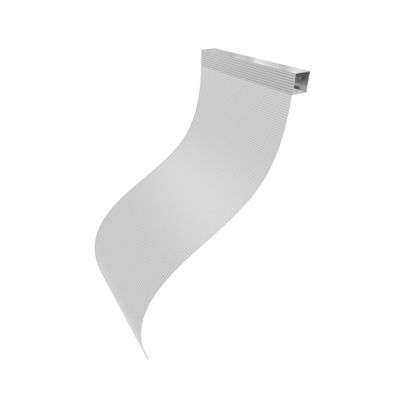 480*960mm pantalla de película transparente LED 50000H impermeable para ventanas interiores y exteriores