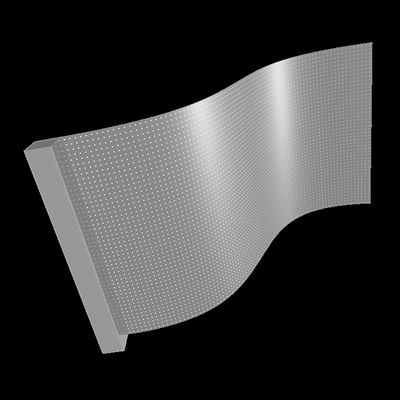 DC5V RGB Flexible Película LED transparente Iluminación interior Ultra delgada Pantalla LED P10