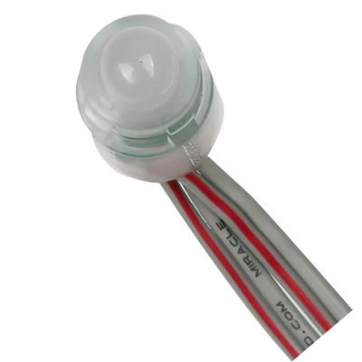 Luces de píxel LED de un solo color 0.2W DC12V IP67 9mm Fuera de la publicidad a prueba de agua Luz de píxel