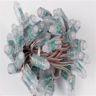 Luzes de píxel LED RGB 0.3W DC5V IP67 12mm Inmuevo para exteriores Luz de píxel publicitaria