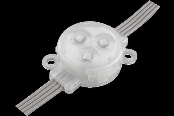 IP67 RGB RGBW Pixel luz de punto LED IP67 12V RGB PC Material de pegamento de la cáscara