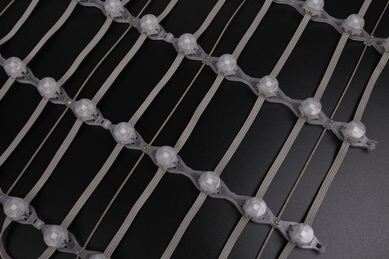 High Definition Outdoor LED Mesh Full Color P50 DC12V 25MM RGB LED Mesh Screen for outdoor decoration