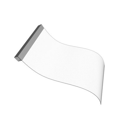 DC5V P8 Pantalla LED transparente flexible para ventanas y vidrios