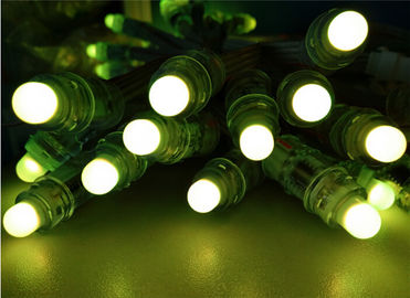 luz al aire libre a todo color del pixel del alto brillo LED del 12MM IP67 0.3W RGB