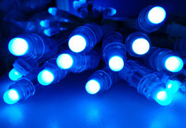 El tipo el 12MM de la bala llevó el pixel, luz a todo color de la secuencia de F8 DC05V RGB LED Pxiel