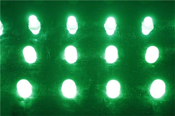 12mm 0.3W DC12V Módulo de píxeles LED cuadrado Inodoro para exteriores de un solo color