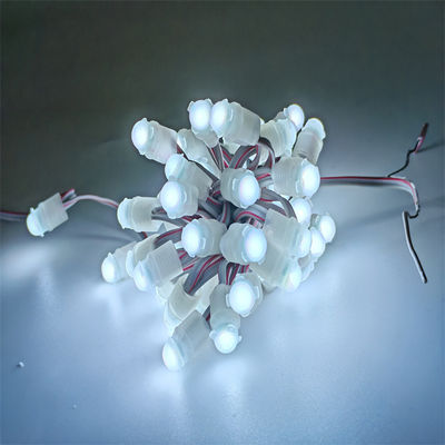 Alta luz 9mm LED luz de píxel doble chip IP67 0,2W 12V resistente al agua