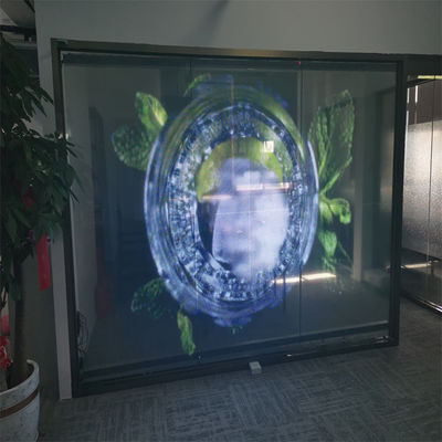 Pantalla de película transparente LED flexible fácil de instalar para publicidad Panel LED-p8