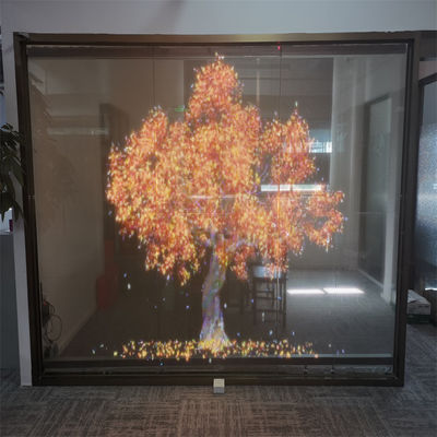 P20 DC5V Display LED de película delgada WE1314 RGB 16bit Video de vidrio transparente LED Pared de pantalla para tiendas minoristas