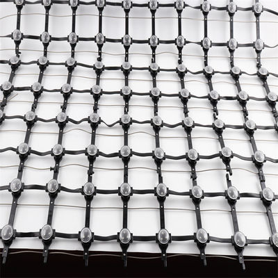 Waterproof Flexible LED Mesh Screen For Building Decoration With IP67 Protection