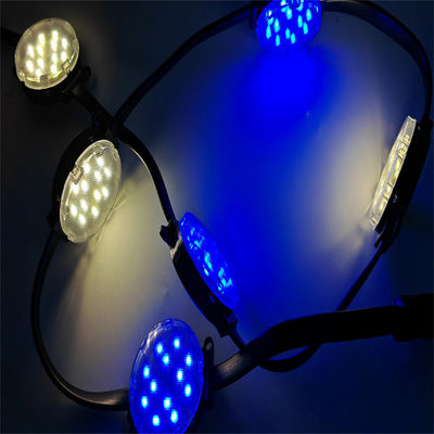 Iluminación de punto de píxel LED a prueba de agua al aire libre con diámetro de 50 mm y material del cuerpo de la lámpara PC