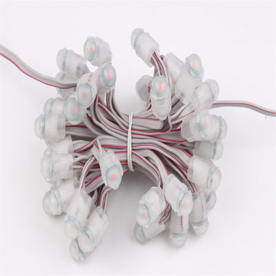 Buena calidad 9mm SMD2025 Color único Digital LED Pixel Luz de Navidad decoraciones IP67 resistente al agua Luz expuesta