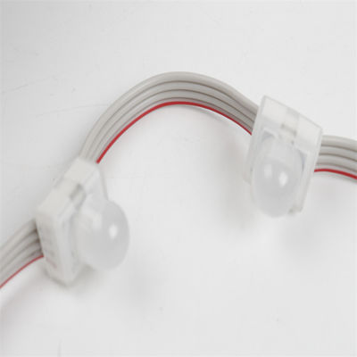 DC12V 0.3W 12mm SMD2025 módulo de píxeles LED IP67 impermeable a todo color RGB cuerda cuadrada luz LED direccionable