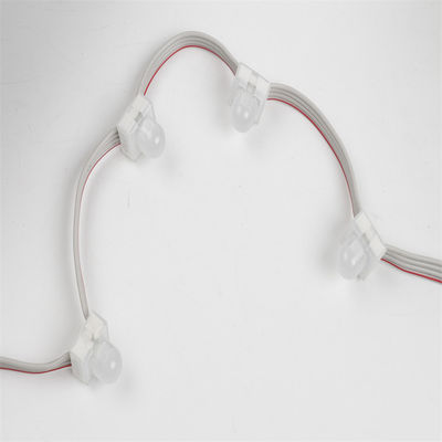 Smart 12mm SMD5050 RGBW Pixel LED String Light IP67 Decoración al aire libre con cuerpo de lámpara de PC de color emisor cambiante