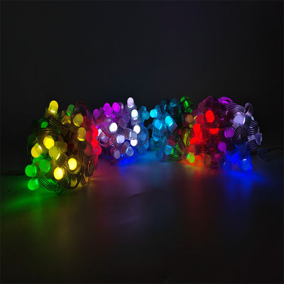 12mm Pixel LED luz de Navidad Decoración de luces de punto impermeable IP68 12V exterior RGB de color completo