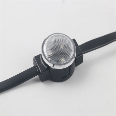 IP67 Direccionable 24V 30mm DMX RGB RGBW LED Dot Pixel Point Module Pared de luz de 0,6W máscara transparente opcional