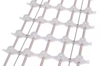 Alta luminosidad RGB P31 pantalla LED de píxeles LED de malla cortina de vídeo impermeable transparente de pantalla suave / flexible LED red