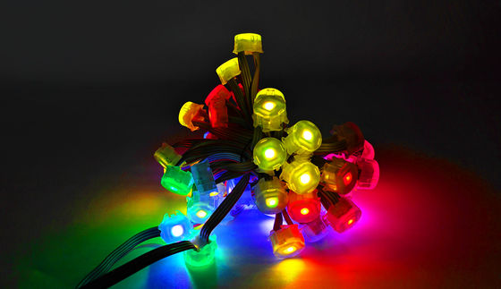 48pcs 20MM exterior resistente al agua IP67 luz de píxeles LED con rojo/verde/azul/amarillo/blanco/caliente blanco