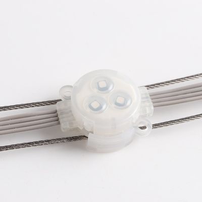 Luz de punto LED RGB 1W Epistar Chip 30mm Luz de punto LED RGB Inodoro exterior IP67 con cuerpo de PC