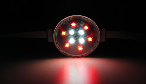 0.3W Epistar Chip 50mm RGB LED Point Light Inodoro exterior IP67 con cuerpo de PC