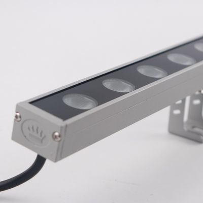 Iluminación de edificios exteriores 18W LED Lavadora de paredes con lente de doble ángulo y ángulo de haz de 10 * 60