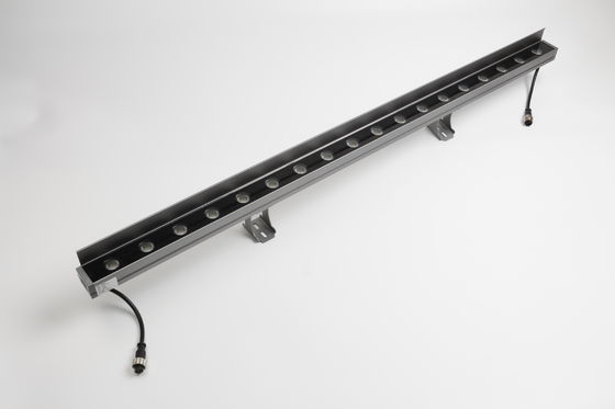 Cuerpo de lámpara de aluminio de lavadora de pared18W LED con lente de doble ángulo para el paisaje IP65