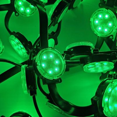 DMX512 Controlador Colorido 40mm Pixel LED Point Light para Edificio Temático Decorativo