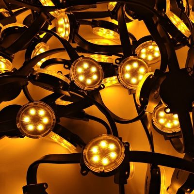 Alto brillo 50 mm Pixel LED Point Light Single DMX 512 Edificio decorativo con tema