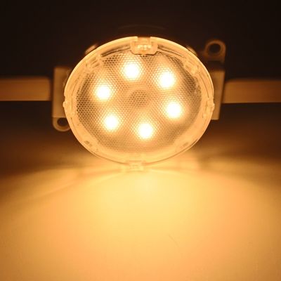 Fuente de luz de punto LED a prueba de agua de 50 mm de píxeles RGBW DMX512 Alto brillo para fachada