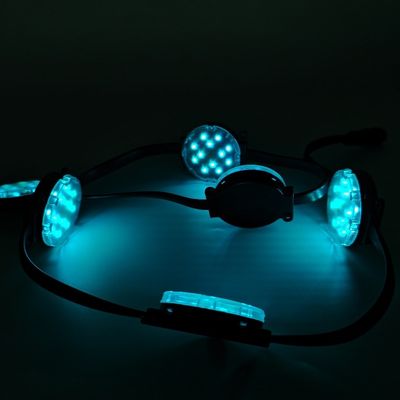 Iluminación de punto LED impermeable de 50 mm para fachada DMX512 de gran brillo