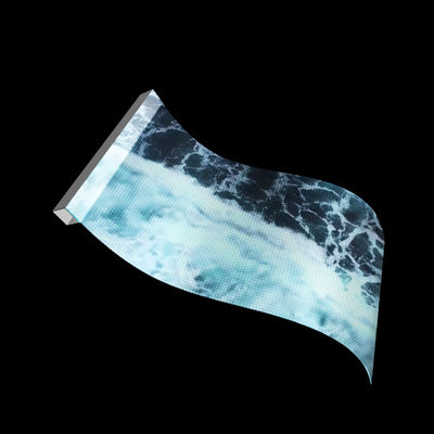 Tela de película transparente LED de alta transparencia P6 P8 P10 para aplicaciones empresariales