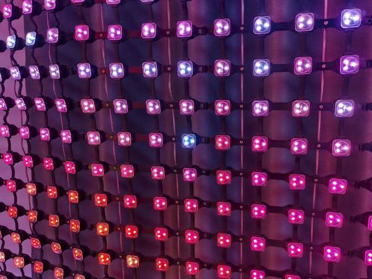 Display de malla LED DC12V de trabajo de voltaje para publicidad exterior impermeable