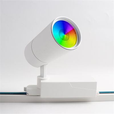 40W RGBW Magnetic Track Light, Magnetic Rail Cob Spotlight en diseño montado en la superficie
