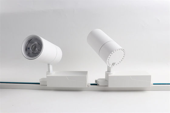 40W RGBW Magnetic Track Light, Magnetic Rail Cob Spotlight en diseño montado en la superficie