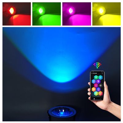 Iluminación magnética de interiores con Wifi LED Smart Recessed Downlight Superficie ajustable montada 400LM SPI USC2904