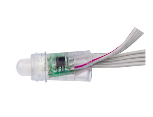 Full Color RGB LED Pixel Lights DC5V 0.3 Wattage 3500mcd Luminous Intensity