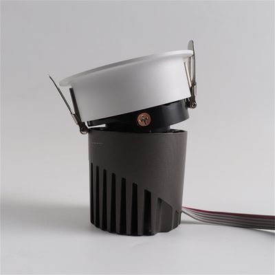 400lm LED Colorful Spot Lights Adjustable Cob Base Recessed Spotlight High Luminous Value Supermarket Mall Aluminum Embedded