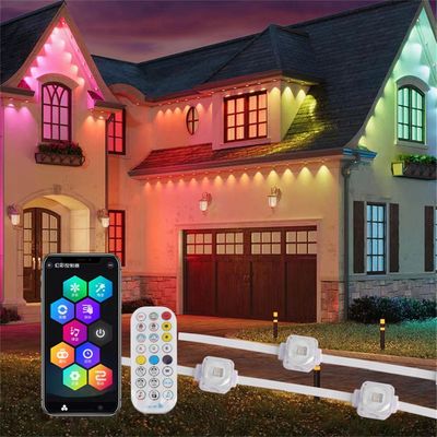 24V RGBW 1.5W LED Iluminación de la puerta IP67 a prueba de agua para decoración de edificios al aire libre