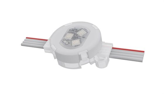 Luz de Navidad Permanente Led Smd3535 DMX 512 12V RGB Digital 30mm Pixel LED Direccionable con Ángulo de Haz de 120°