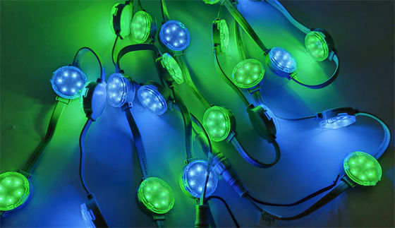 Christmas LED Pixel Point Lighting Lights 2835 30mm 12V Outdoor Aluminum Profile Permanent Programmable Lighting Track