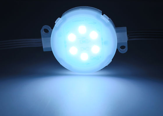 Luz de punto de diversión Programable 24V LED Luz de Pixel Exterior LED Cuerdas Rgb Luz 50mm de diámetro