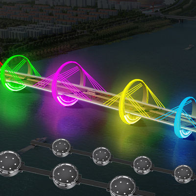 DC24V IP67 resistente al agua RGB LED luces de píxel para la casa Permanente de Navidad iluminación navideña