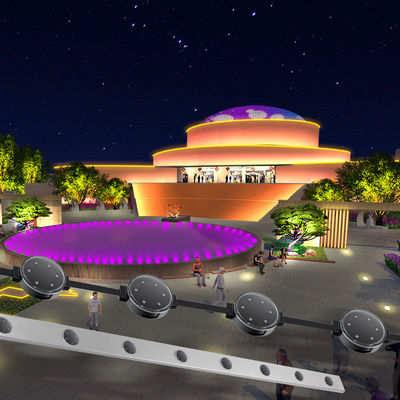 Fuente de iluminación de punto de píxel LED exterior 12V 30mm 2835 para decoración exterior permanente de luces inteligentes