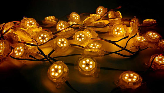 30mm Aluminum Profile RGB Waterproof IP67 Full Color  Plastic Body Permanent Christmas Point Lights