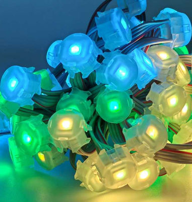 luz del pixel de 20m m DC 12V Digitaces RGB LED para la alameda de compras, secuencia del pixel del LED