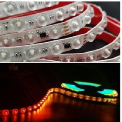Tira de Luces LED de 24V con Voltaje de Entrada, Alto Brillo y Blanco, Verde y Rojo Personalizables
